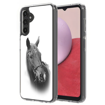 Animal Horse Print Slim Cover For Samsung Galaxy A (A42, A35, A25, A15, A11, A03S), Print in USA