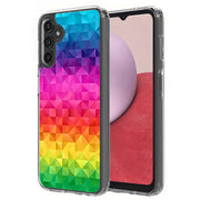 Rainbow Colors Print Slim Cover For Samsung Galaxy A (A42, A35, A25, A15, A11, A03S), Print in USA