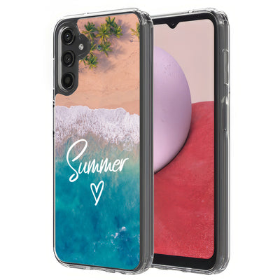 Summer Beach Print Slim Cover For Samsung Galaxy A (A42, A35, A25, A15, A11, A03S), Print in USA