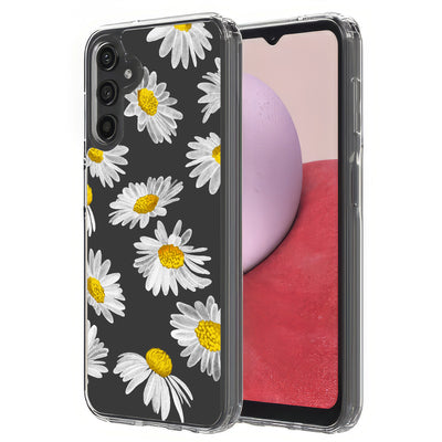 Daisy Floral Print Slim Cover For Samsung Galaxy A (A42, A35, A25, A15, A11, A03S), Print in USA