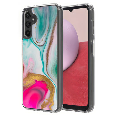 Colorful Marble Print Slim Cover For Samsung Galaxy A (A42, A35, A25, A15, A11, A03S), Print in USA