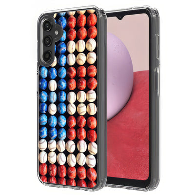 USA Baseball Print Slim Cover For Samsung Galaxy A (A42, A35, A25, A15, A11, A03S), Print in USA