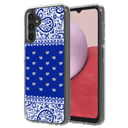 Paisley Blue Print Slim Cover For Samsung Galaxy A (A42, A35, A25, A15, A11, A03S), Print in USA