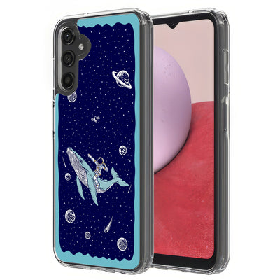 Space Whale 5 Print Slim Cover For Samsung Galaxy A (A42, A35, A25, A15, A11, A03S), Print in USA