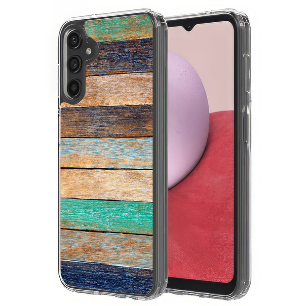 Wood 5 Print Slim Cover For Samsung Galaxy A (A42, A35, A25, A15, A11, A03S), Print in USA