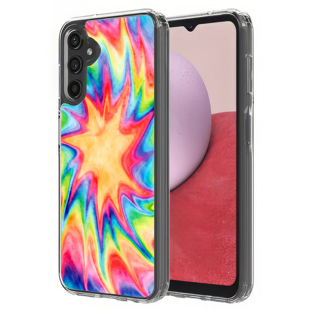 Tie Dye Trippy Print Slim Cover For Samsung Galaxy A (A42, A35, A25, A15, A11, A03S), Print in USA