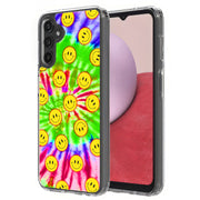 Tie Dye Smile Print Slim Cover For Samsung Galaxy A (A42, A35, A25, A15, A11, A03S), Print in USA