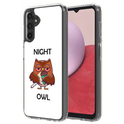 Night Owl  Print Slim Cover For Samsung Galaxy A (A42, A35, A25, A15, A11, A03S), Print in USA