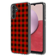 Classic Plaid Print Slim Cover For Samsung Galaxy A (A42, A35, A25, A15, A11, A03S), Print in USA