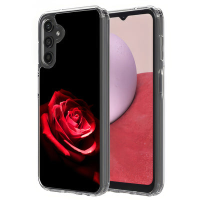 Romantic Rose Print Slim Cover For Samsung Galaxy A (A42, A35, A25, A15, A11, A03S), Print in USA