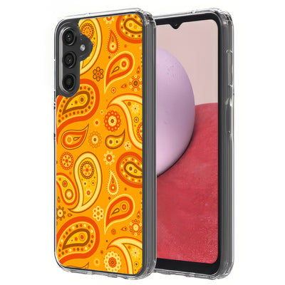 Yellow Bandana Print Slim Cover For Samsung Galaxy A (A42, A35, A25, A15, A11, A03S), Print in USA