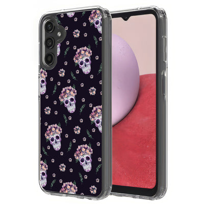 Skull Floral 1 Print Slim Cover For Samsung Galaxy A (A42, A35, A25, A15, A11, A03S), Print in USA