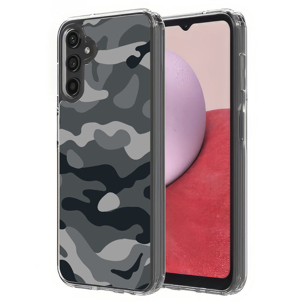 Winter Camo Print Slim Cover For Samsung Galaxy A (A42, A35, A25, A15, A11, A03S), Print in USA