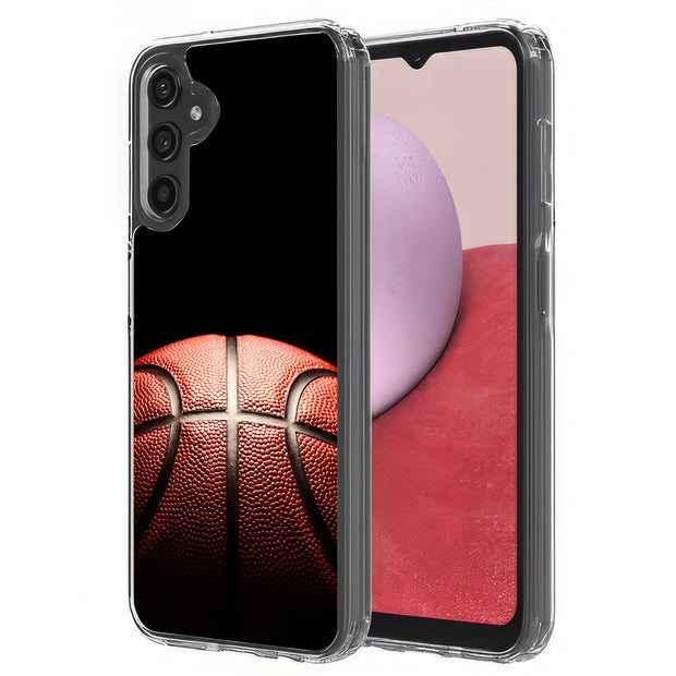 Basketball Fade Print Slim Cover For Samsung Galaxy A (A42, A35, A25, A15, A11, A03S), Print in USA