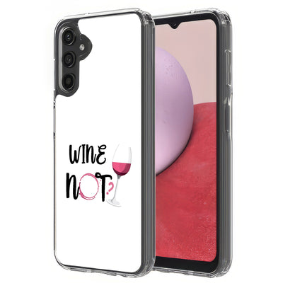 Wine Not Print Slim Cover For Samsung Galaxy A (A42, A35, A25, A15, A11, A03S), Print in USA