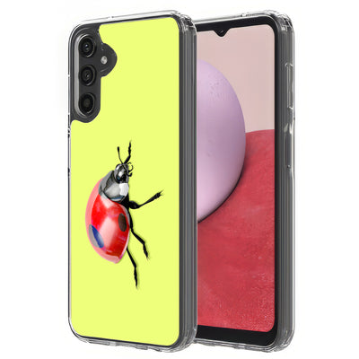 Ladybug Photo Print Slim Cover For Samsung Galaxy A (A42, A35, A25, A15, A11, A03S), Print in USA