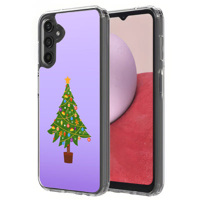 Xmas Tree Print Slim Cover For Samsung Galaxy A (A42, A35, A25, A15, A11, A03S), Print in USA