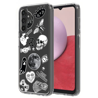 Ghost Collage Print Slim Cover For Samsung Galaxy A (A42, A35, A25, A15, A11, A03S), Print in USA