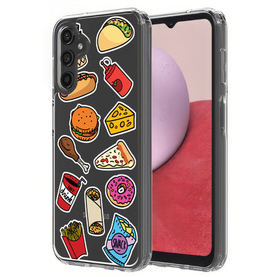 Food Collage Print Slim Cover For Samsung Galaxy A (A42, A35, A25, A15, A11, A03S), Print in USA