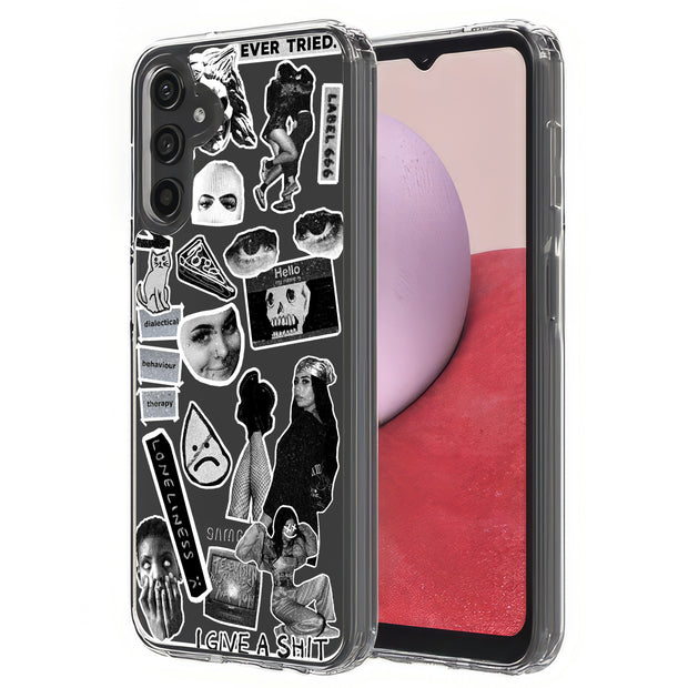 Grunge Collage5 Print Slim Cover For Samsung Galaxy A (A42, A35, A25, A15, A11, A03S), Print in USA