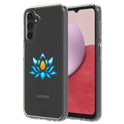 Blue Lotus Print Slim Cover For Samsung Galaxy A (A42, A35, A25, A15, A11, A03S), Print in USA