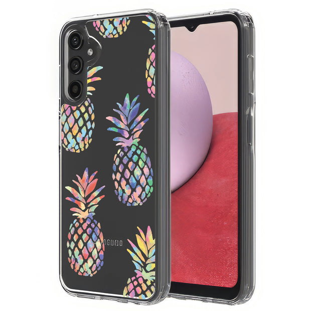 Pineapple Print Slim Cover For Samsung Galaxy A (A42, A35, A25, A15, A11, A03S), Print in USA