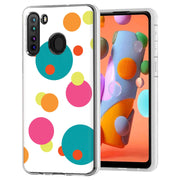 Polka Dot Print Slim Cover For Samsung Galaxy A (A42, A35, A25, A15, A11, A03S), Print in USA