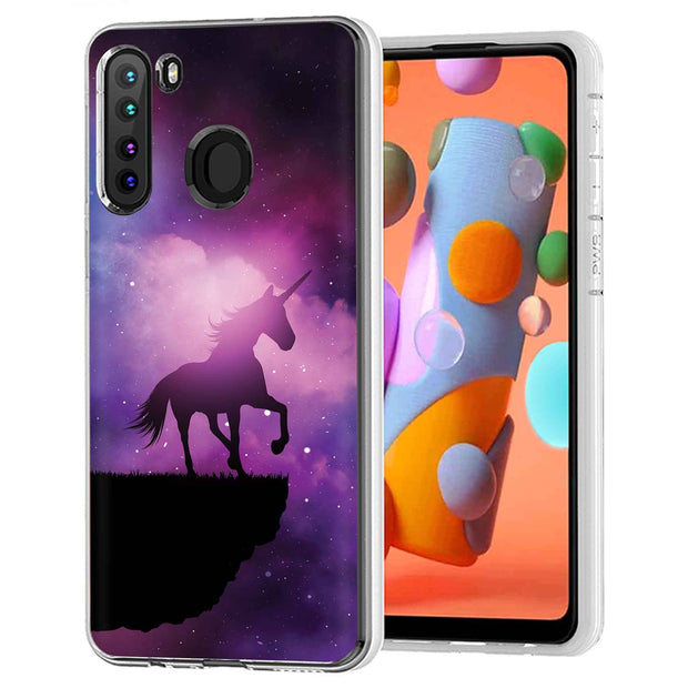 Unicorn Galaxy Print Slim Cover For Samsung Galaxy A (A42, A35, A25, A15, A11, A03S), Print in USA