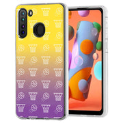 Basketball Print Slim Cover For Samsung Galaxy A (A42, A35, A25, A15, A11, A03S), Print in USA