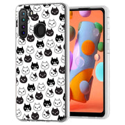 Cute Kitten Print Slim Cover For Samsung Galaxy A (A42, A35, A25, A15, A11, A03S), Print in USA