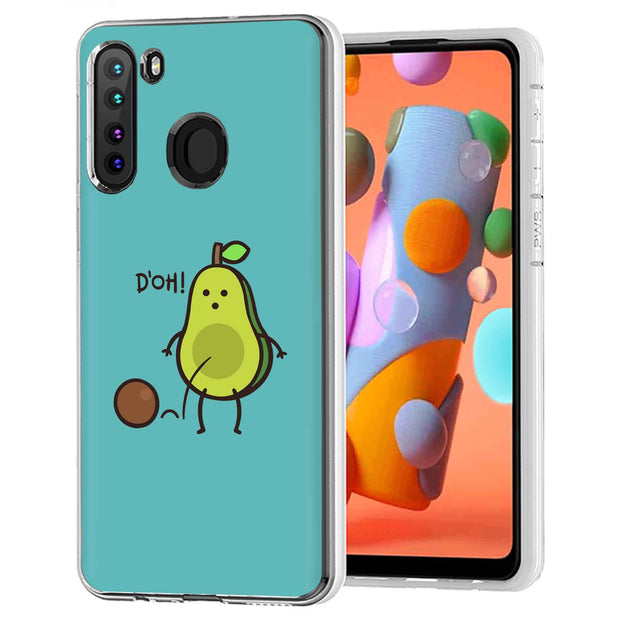 Funny Avocado 2 Print Slim Cover For Samsung Galaxy A (A42, A35, A25, A15, A11, A03S), Print in USA