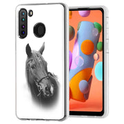 Animal Horse Print Slim Cover For Samsung Galaxy A (A42, A35, A25, A15, A11, A03S), Print in USA