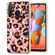 Pink Leopard 2 Print Slim Cover For Samsung Galaxy A (A42, A35, A25, A15, A11, A03S), Print in USA