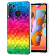 Rainbow Colors Print Slim Cover For Samsung Galaxy A (A42, A35, A25, A15, A11, A03S), Print in USA