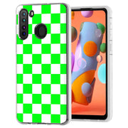 Bright Checker Print Slim Cover For Samsung Galaxy A (A42, A35, A25, A15, A11, A03S), Print in USA