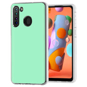 Mint Green Print Slim Cover For Samsung Galaxy A (A42, A35, A25, A15, A11, A03S), Print in USA