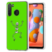 Skeleton Dance Print Slim Cover For Samsung Galaxy A (A42, A35, A25, A15, A11, A03S), Print in USA