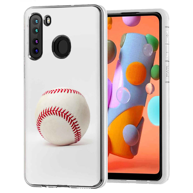 Baseball Sport Print Slim Cover For Samsung Galaxy A (A42, A35, A25, A15, A11, A03S), Print in USA