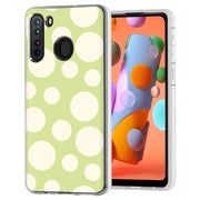 Circle Dots Print Slim Cover For Samsung Galaxy A (A42, A35, A25, A15, A11, A03S), Print in USA