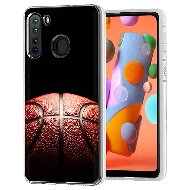 Basketball Fade Print Slim Cover For Samsung Galaxy A (A42, A35, A25, A15, A11, A03S), Print in USA