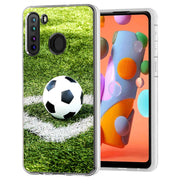 Soccer  Print Slim Cover For Samsung Galaxy A (A42, A35, A25, A15, A11, A03S), Print in USA