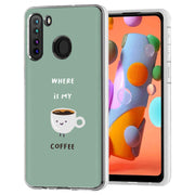 Where My Coffee Print Slim Cover For Samsung Galaxy A (A42, A35, A25, A15, A11, A03S), Print in USA