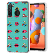 Skate Lips Print Slim Cover For Samsung Galaxy A (A42, A35, A25, A15, A11, A03S), Print in USA