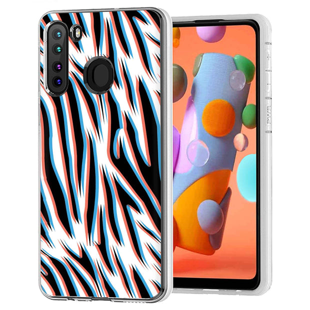 3D Zebra 3 Print Slim Cover For Samsung Galaxy A (A42, A35, A25, A15, A11, A03S), Print in USA