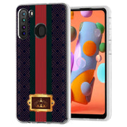 Royal Ribbon Print Slim Cover For Samsung Galaxy A (A42, A35, A25, A15, A11, A03S), Print in USA