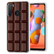 Chocolate Print Slim Cover For Samsung Galaxy A (A42, A35, A25, A15, A11, A03S), Print in USA