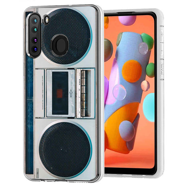 Old Radio Print Slim Cover For Samsung Galaxy A (A42, A35, A25, A15, A11, A03S), Print in USA