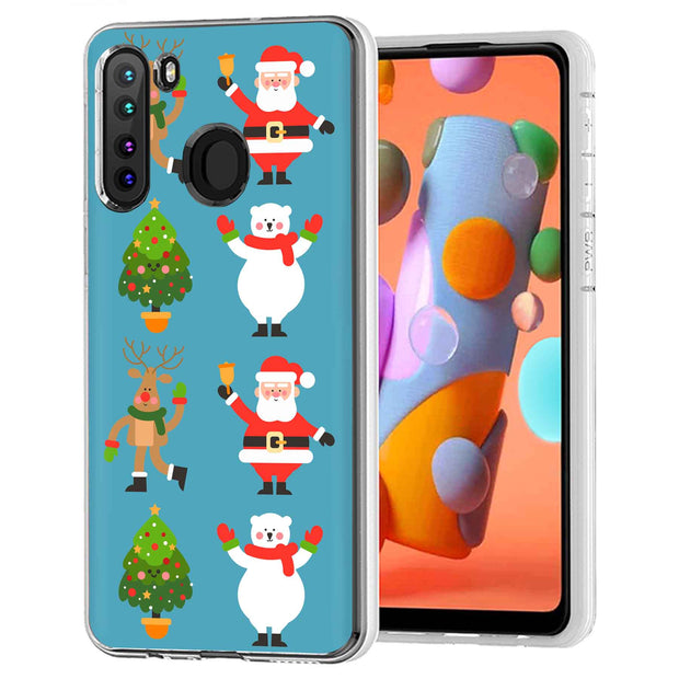 Cute Christmas Print Slim Cover For Samsung Galaxy A (A42, A35, A25, A15, A11, A03S), Print in USA