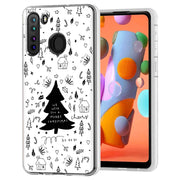 Wish You A Xmas Print Slim Cover For Samsung Galaxy A (A42, A35, A25, A15, A11, A03S), Print in USA