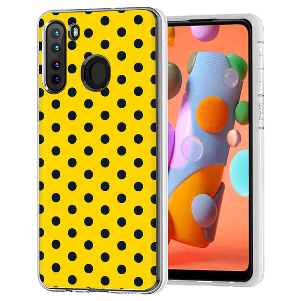 Polka Dot 9 Print Slim Cover For Samsung Galaxy A (A42, A35, A25, A15, A11, A03S), Print in USA